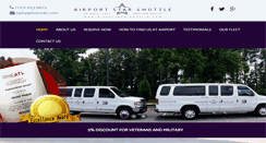 Desktop Screenshot of airportstarshuttle.com